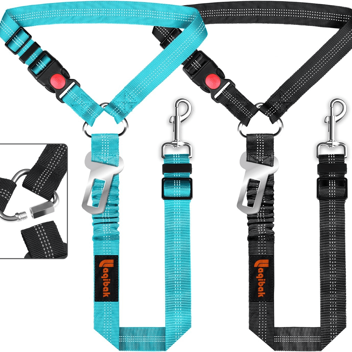 Retractable Dog Car Harness