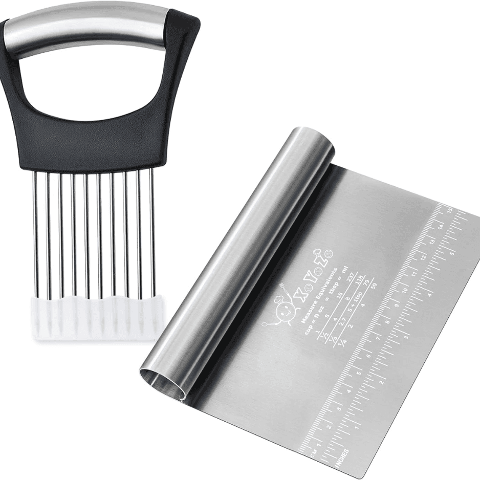 Stainless Steel Bench Scraper Set