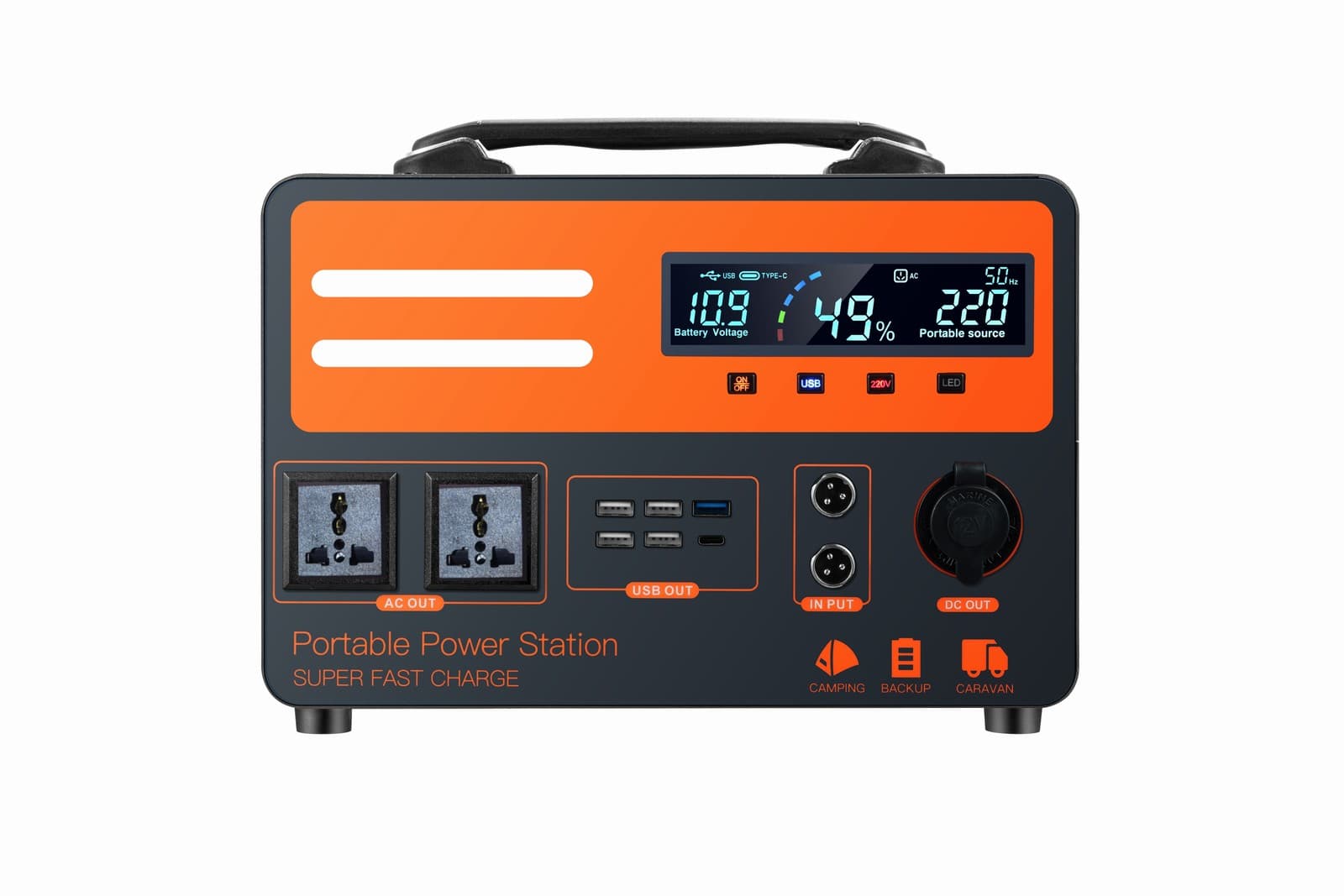 800W Portable Solar Power Station