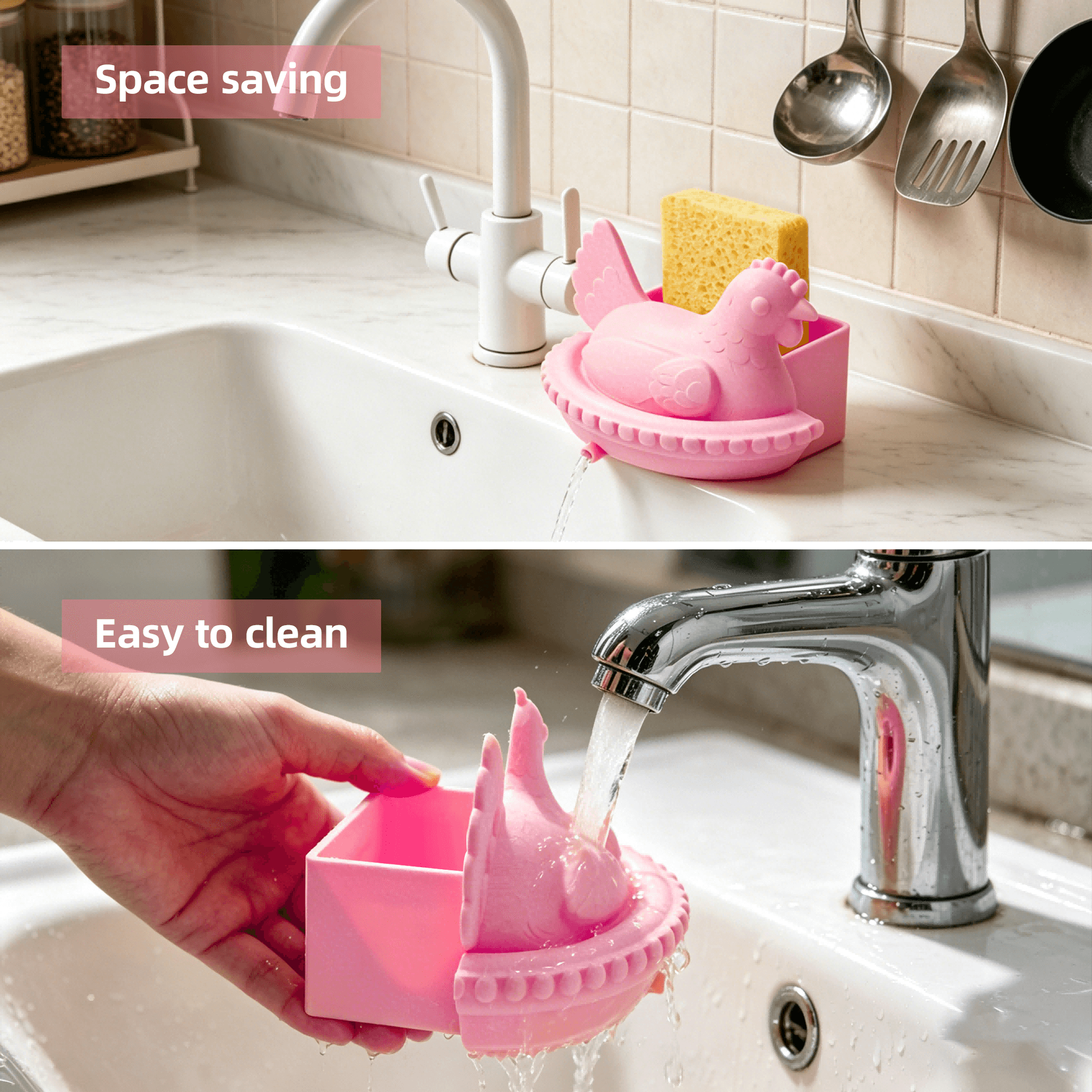 Chicken Shaped Sponge Holder