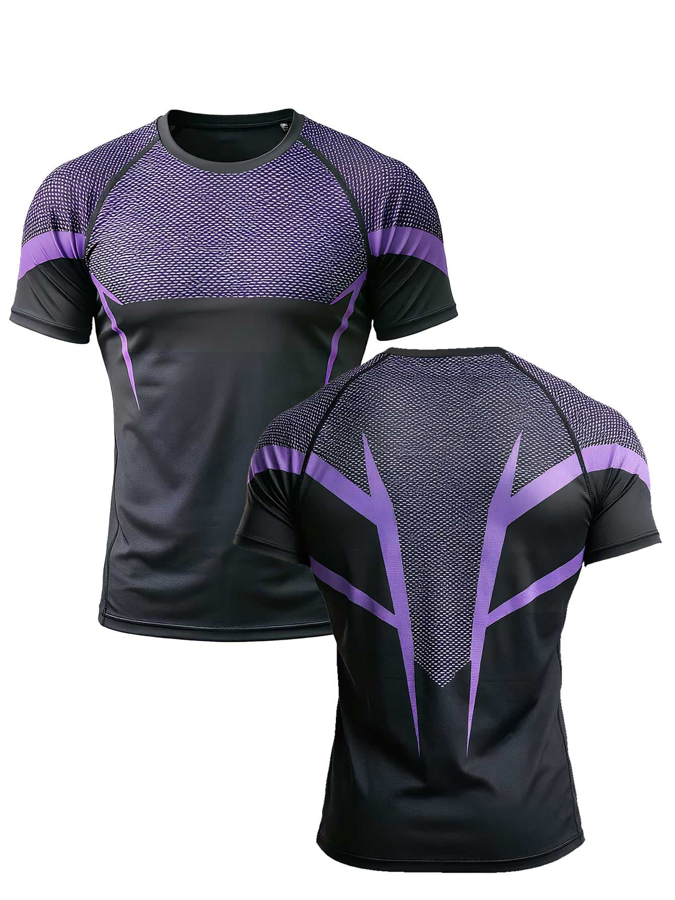 Mesh Back Compression Athletic Shirt