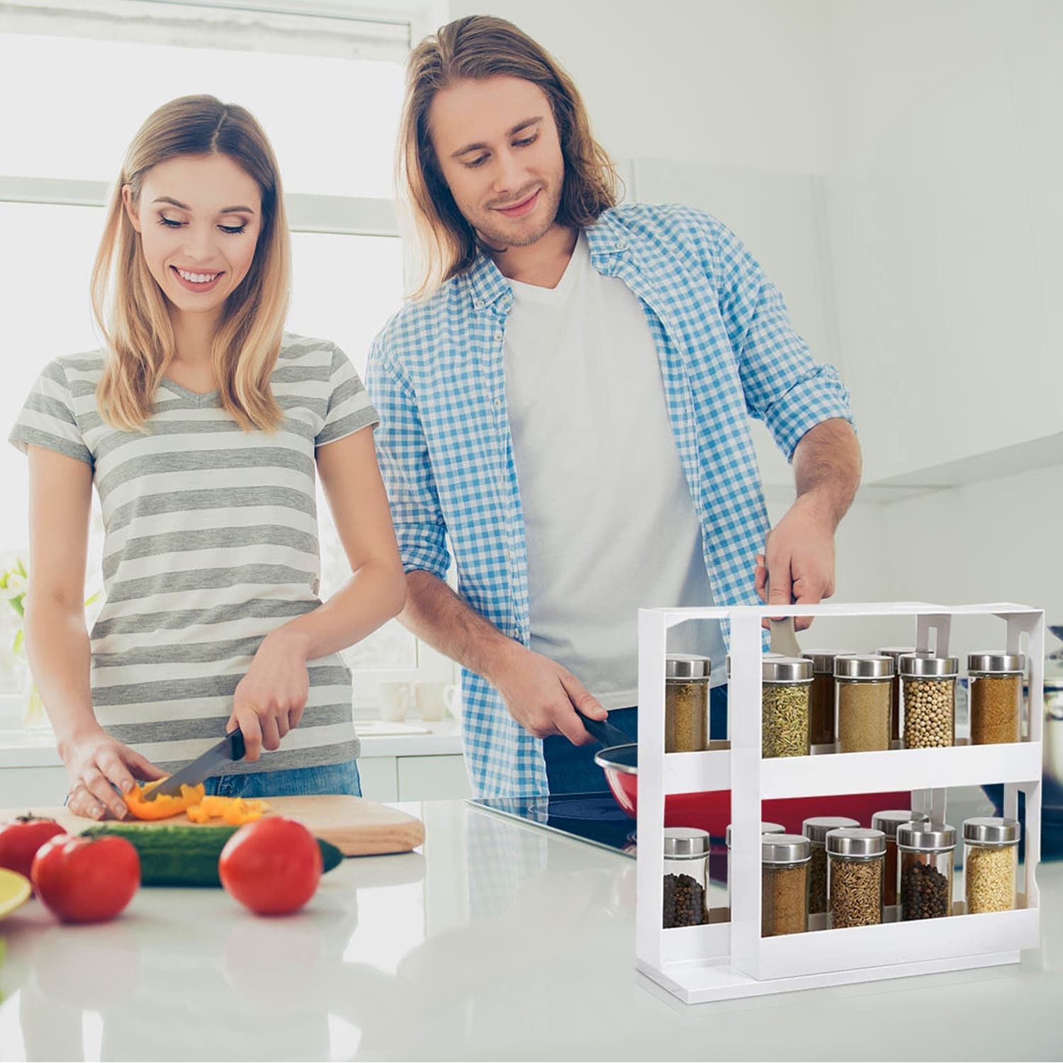 Revolving Cabinet Spice Organizer