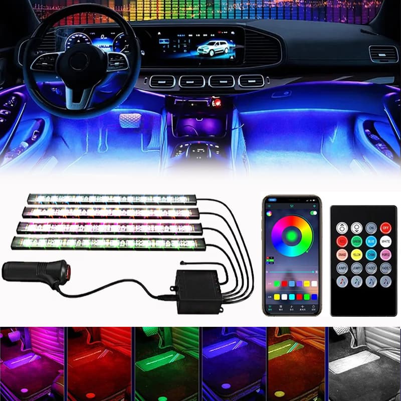 Music Sync Car Ambient Lights