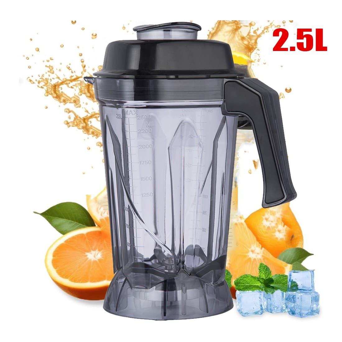 2.5L Heavy Duty Replacement Blender Jug
