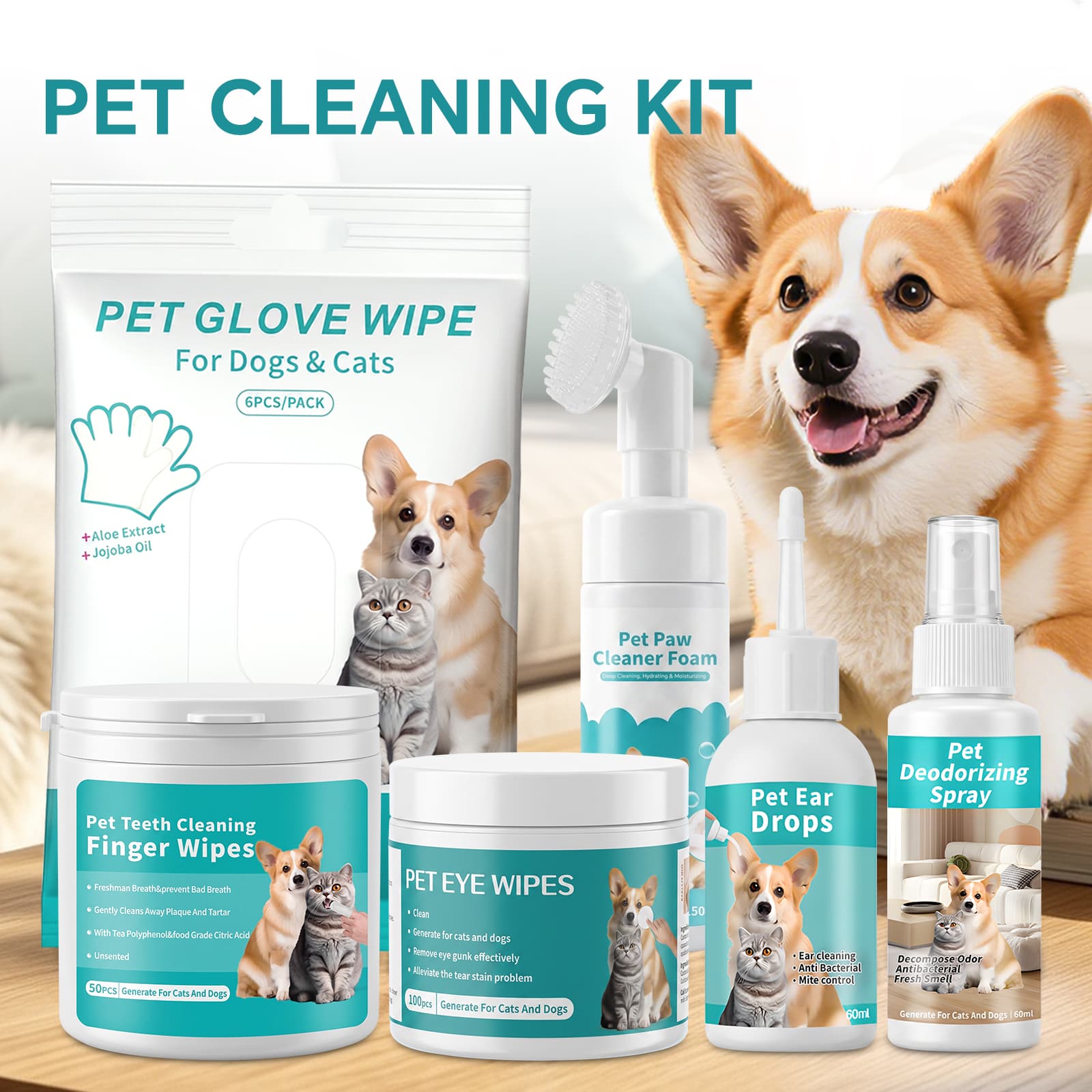 Complete Pet Cleaning Kit