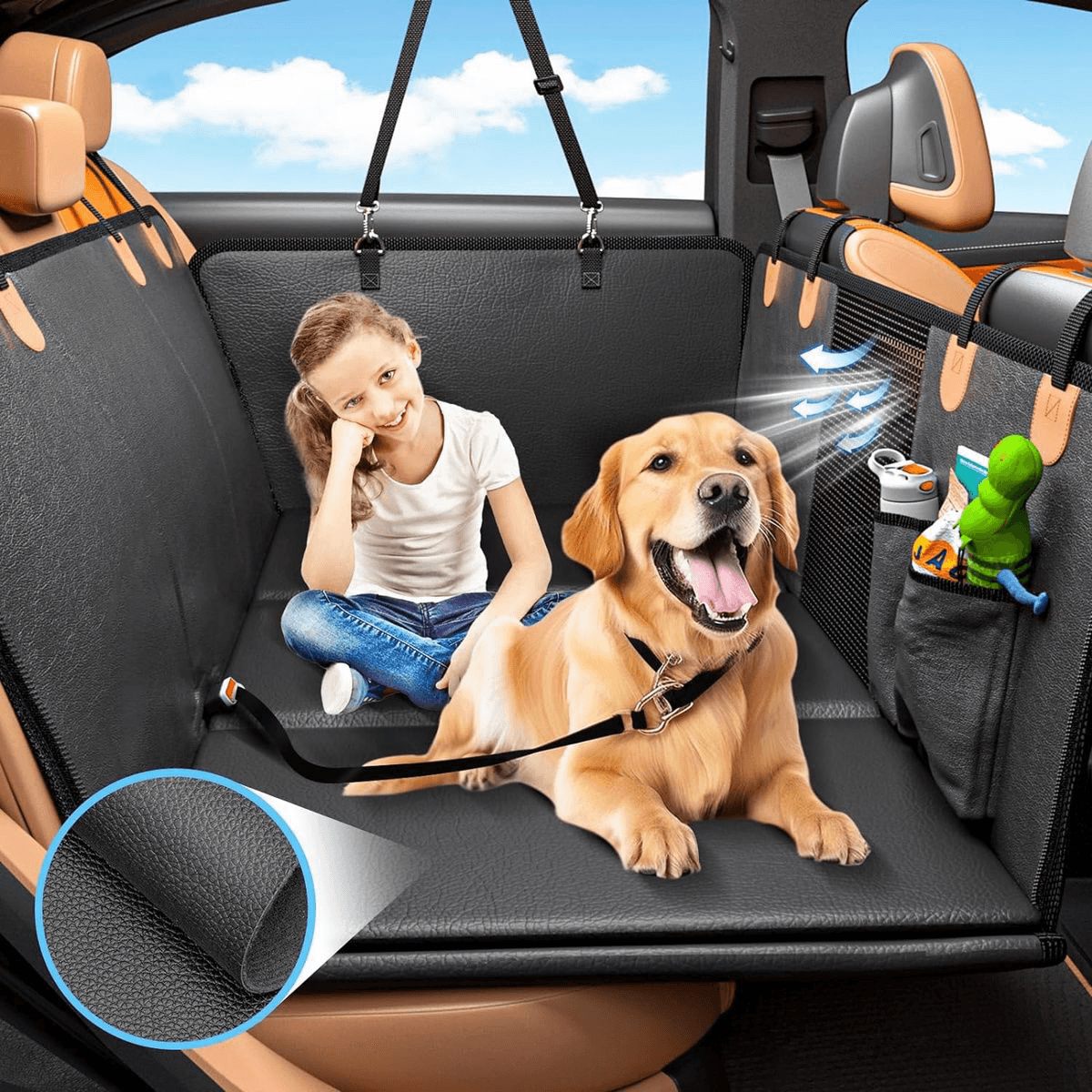 Waterproof Dog Car Seat Protector