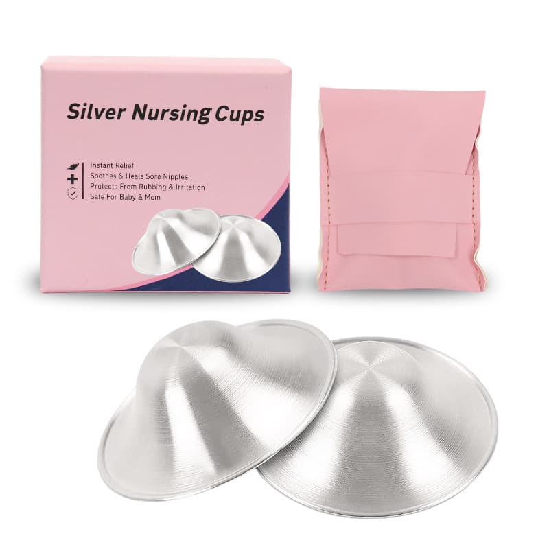 Silver Reusable Nursing Breast Cups