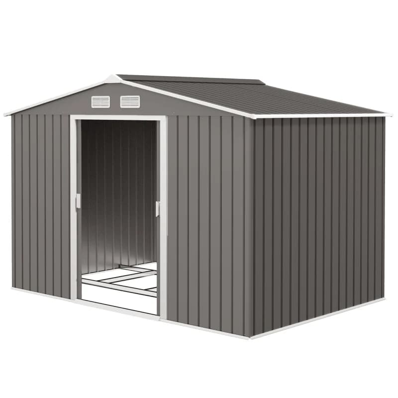 Outdoor Metal Storage Shed 9x6