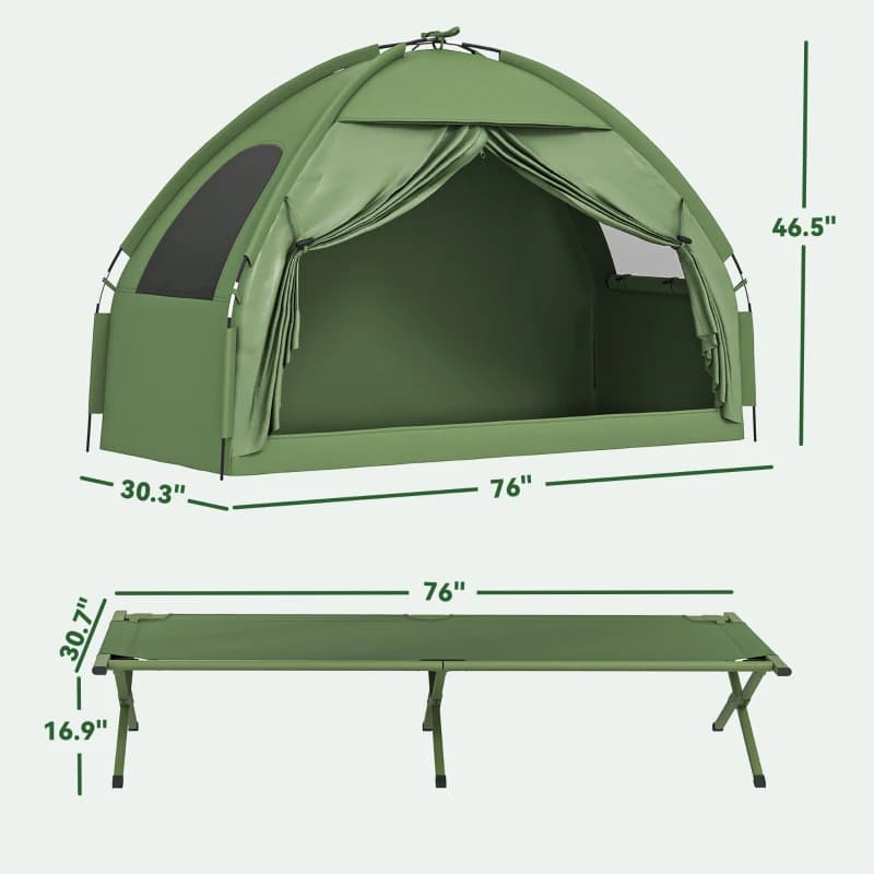 Camping Tent Cot Combo