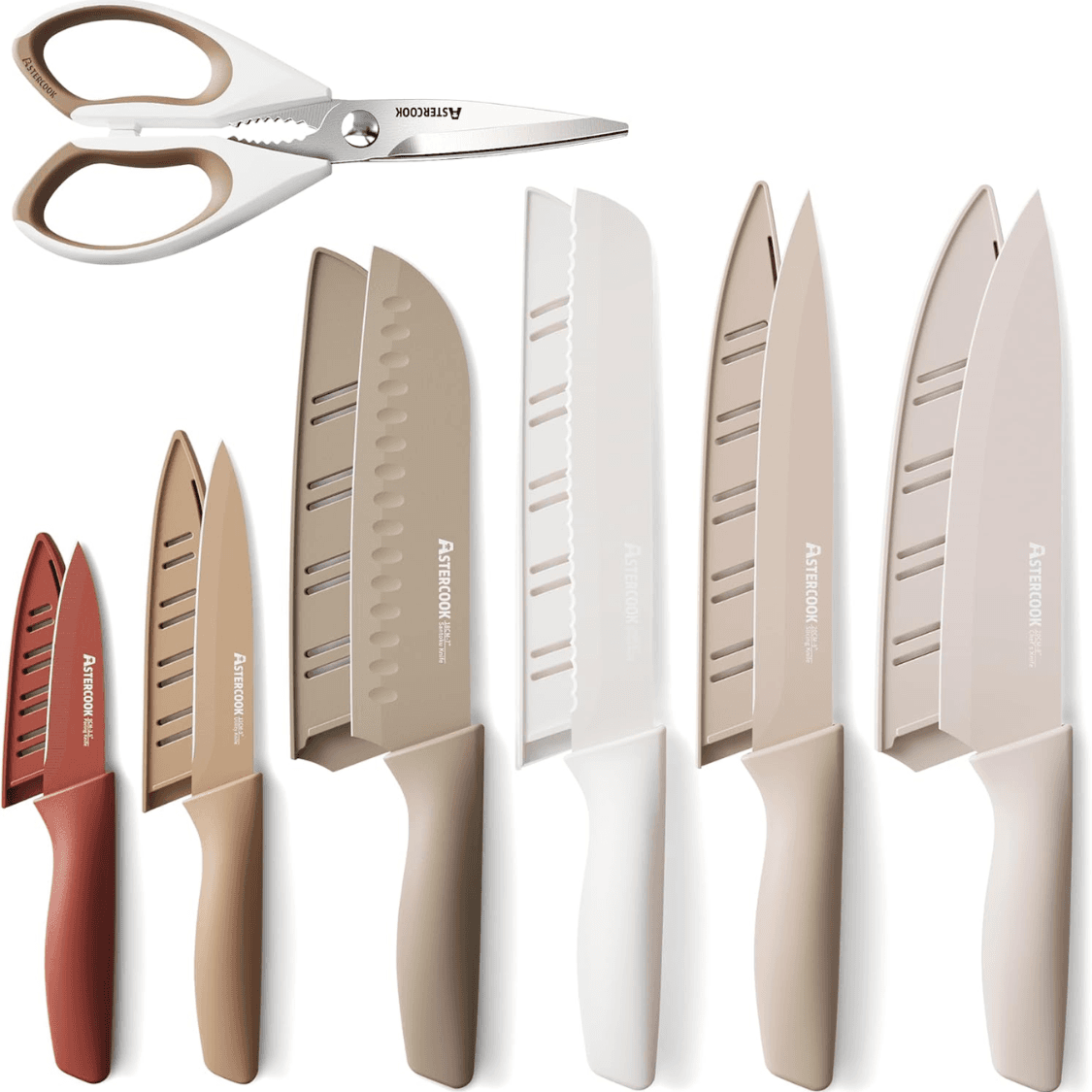 13-Piece Stainless Steel Knife Set