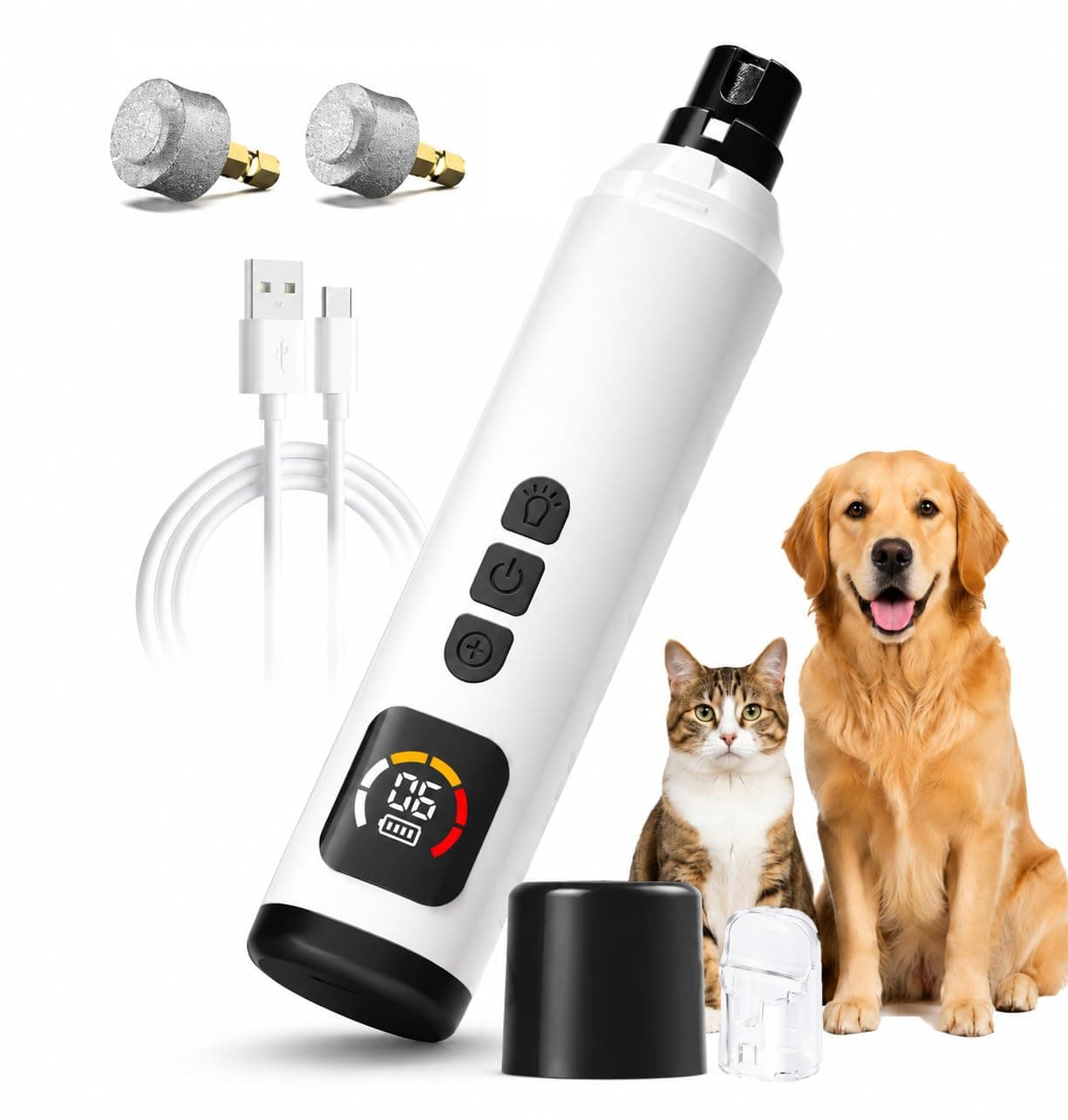 Quiet Dog Nail Grinder Trimmer