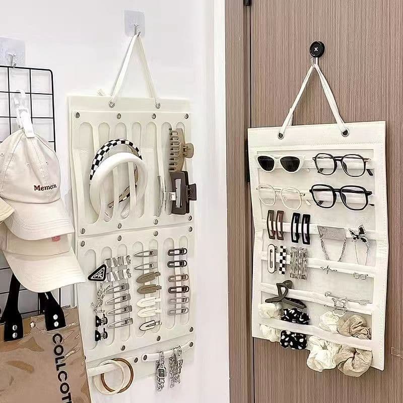 Wall-Mounted Hair Accessory Storage Bag