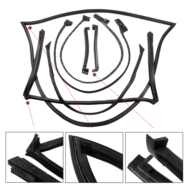 Corvette Weatherstrip Seal Kit