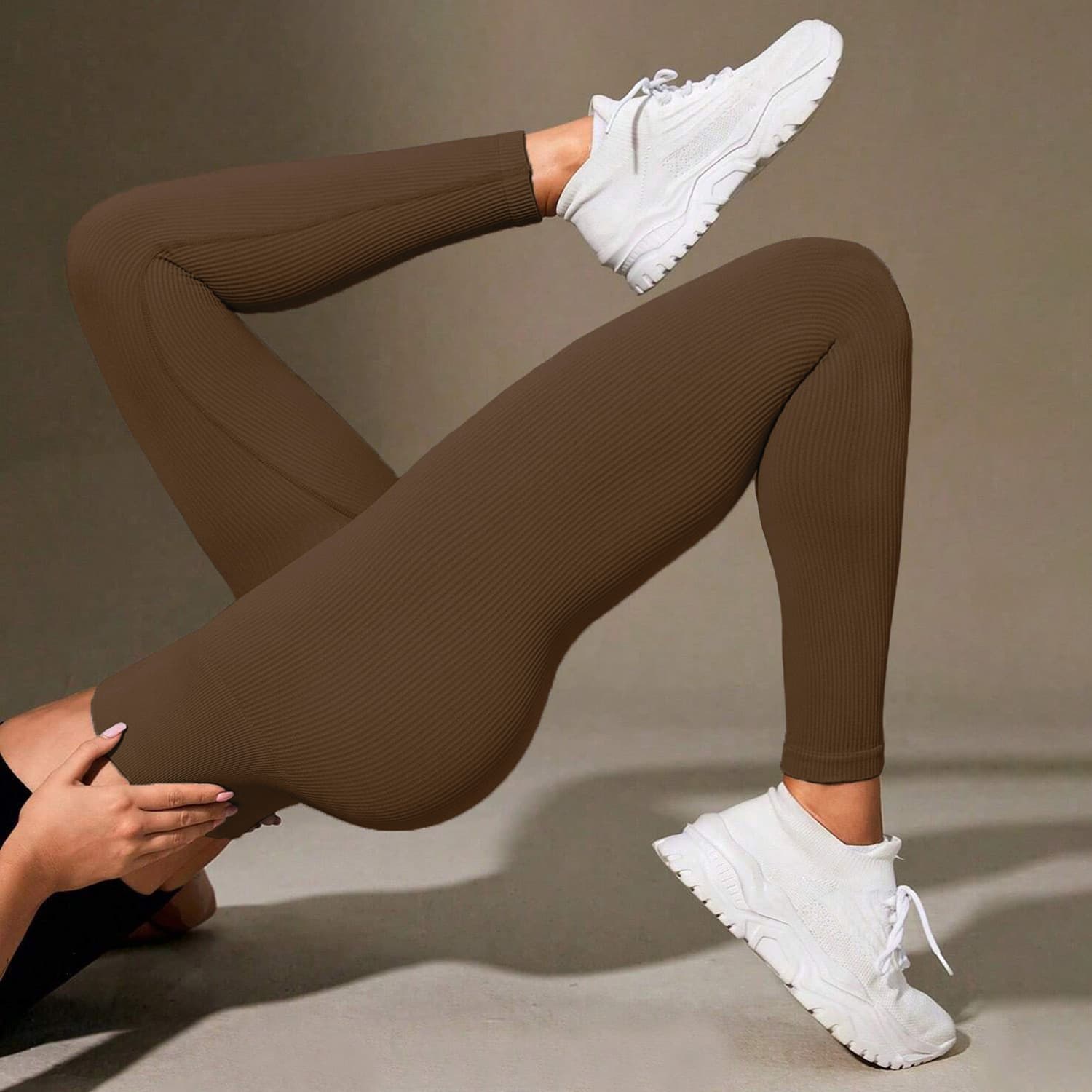 Ribbed Seamless Yoga Pants