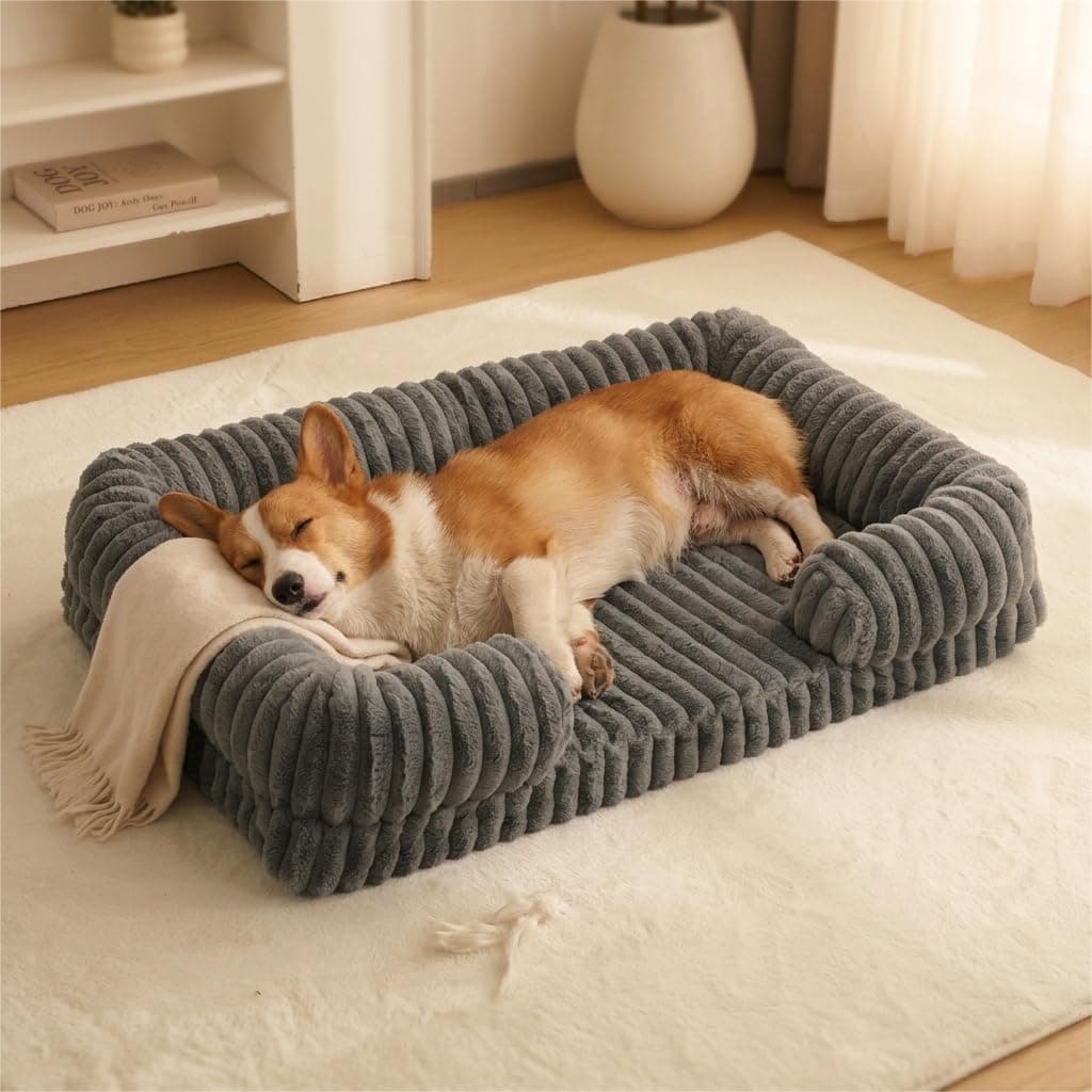 Calming Bolster Dog Bed