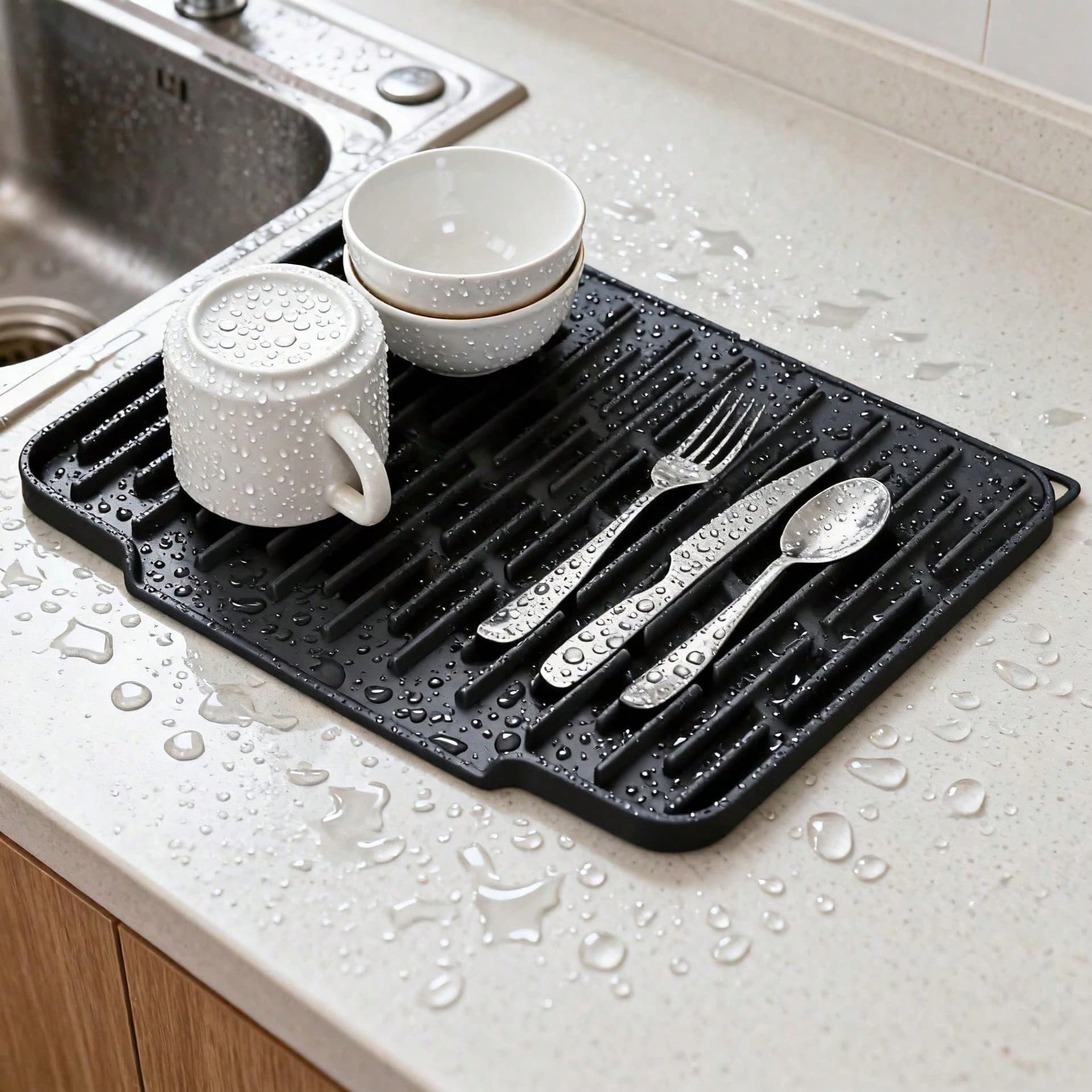Heat-Resistant Silicone Dish Mat