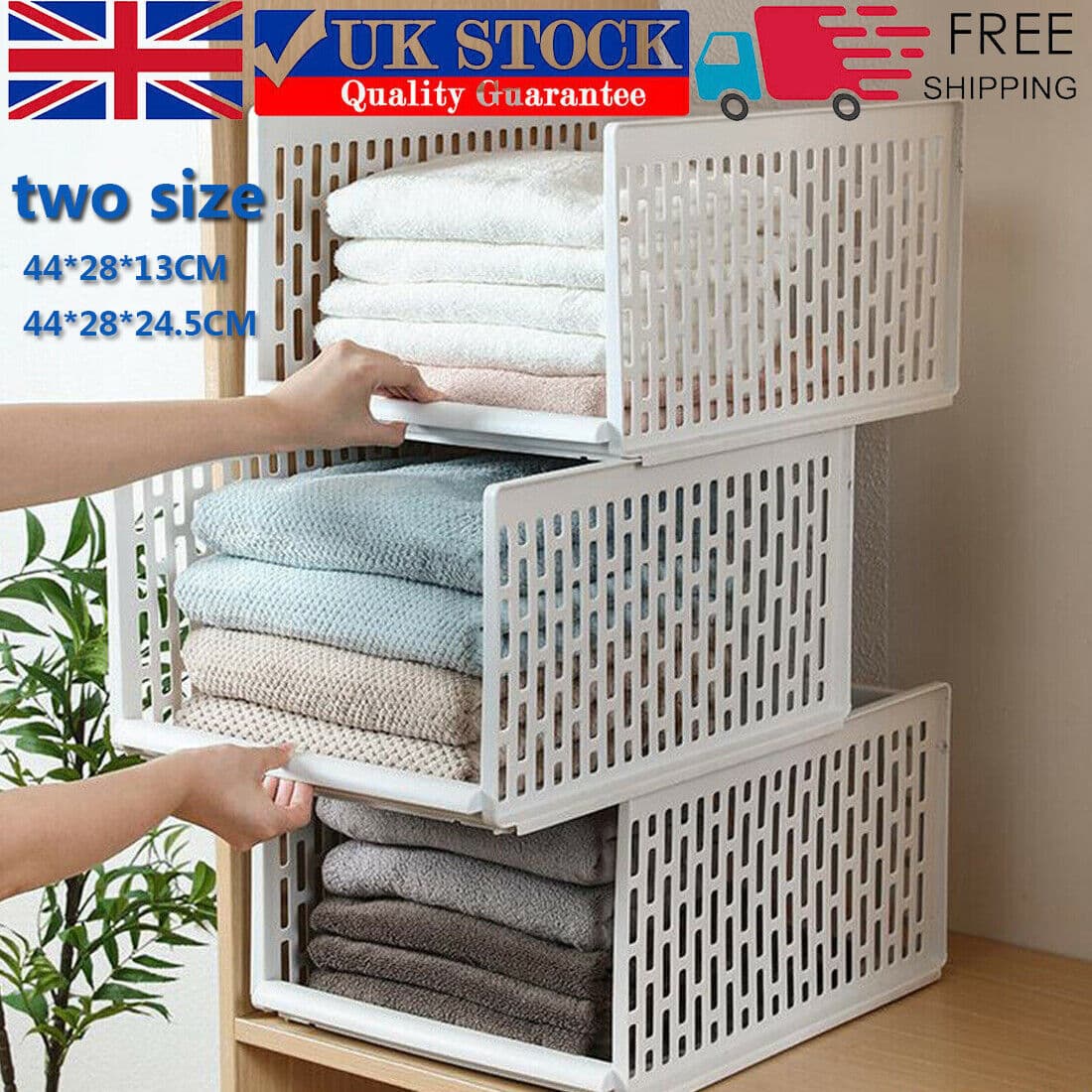 Stackable Closet Storage Shelf