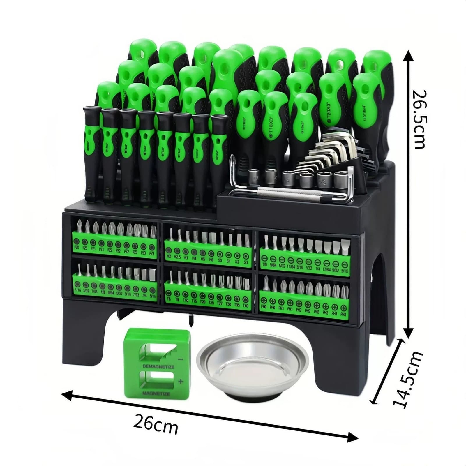 118-Piece Magnetic Screwdriver Set