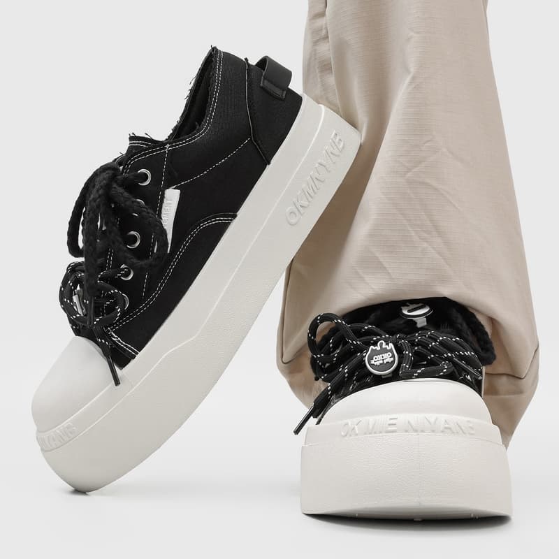 Couple Canvas Height Increasing Sneakers