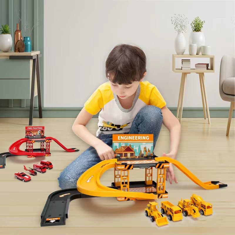 Children's Track Car Sliding Toy Set