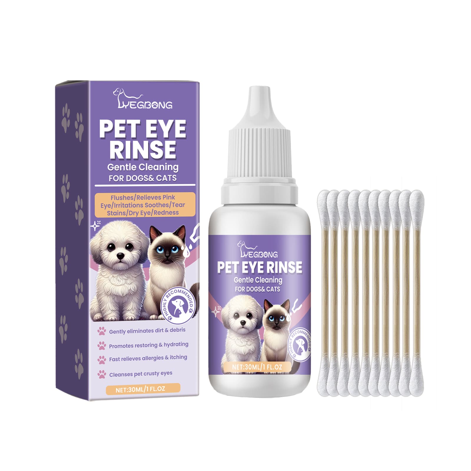 Pet Eye Rinse With Hyaluronic Acid