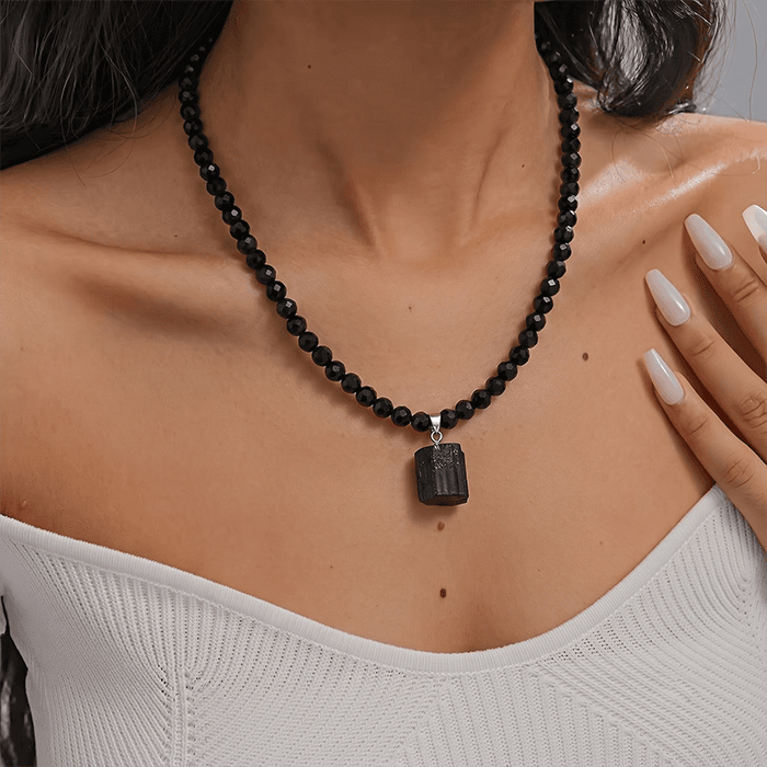 Black Tourmaline Protection Pendant