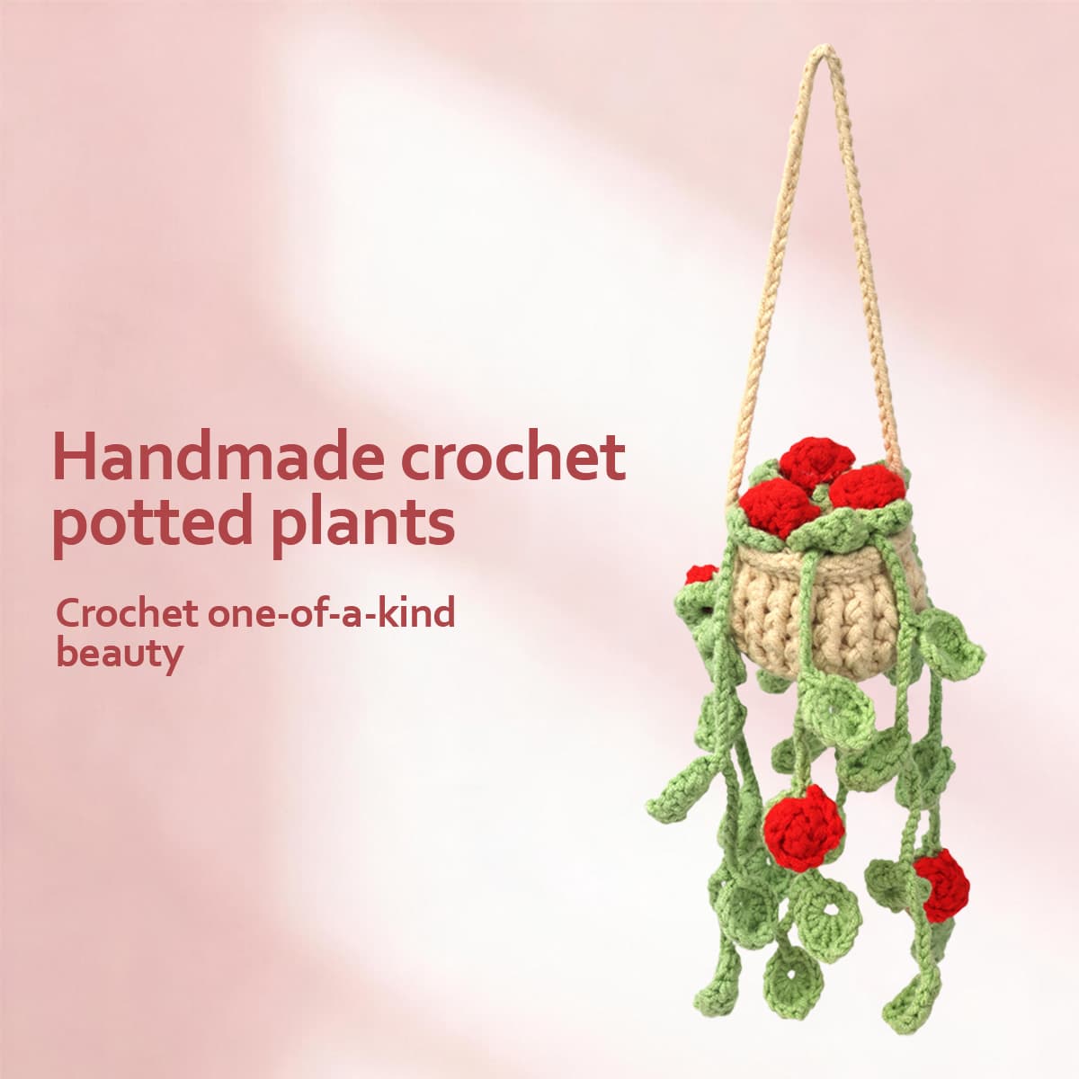 Handmade Crochet Vine Ornament