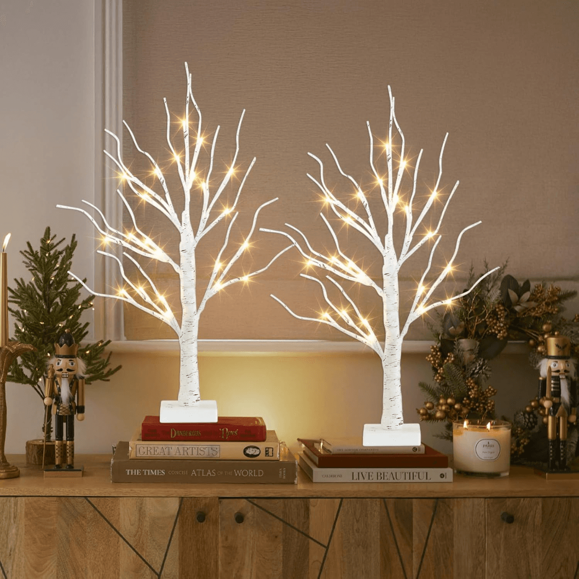 LED Birch Tree Decoration
