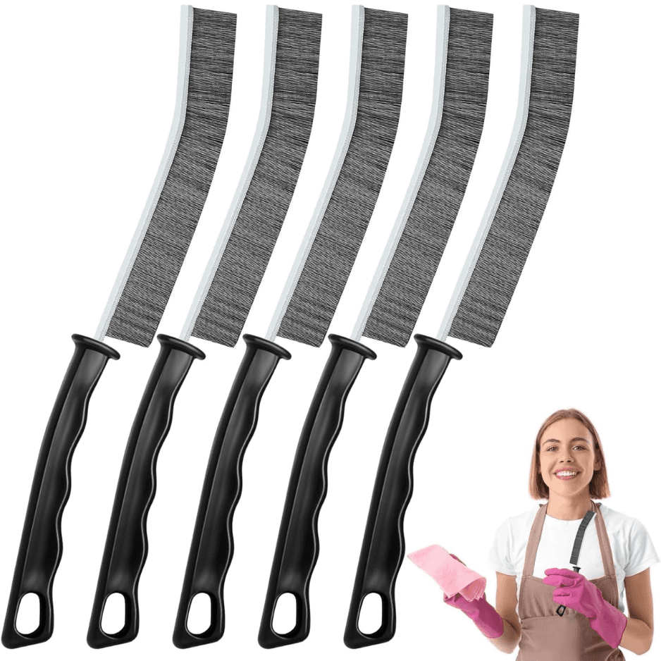 5-Piece Hard Bristle Crevice Brushes