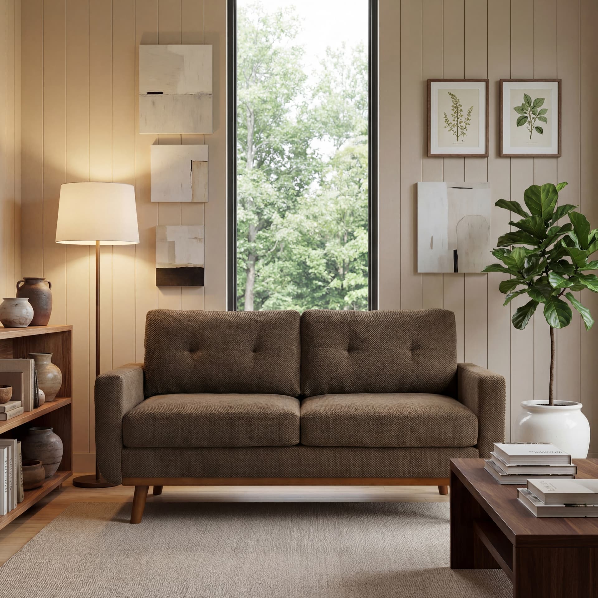 Modern Two Seater Sofa