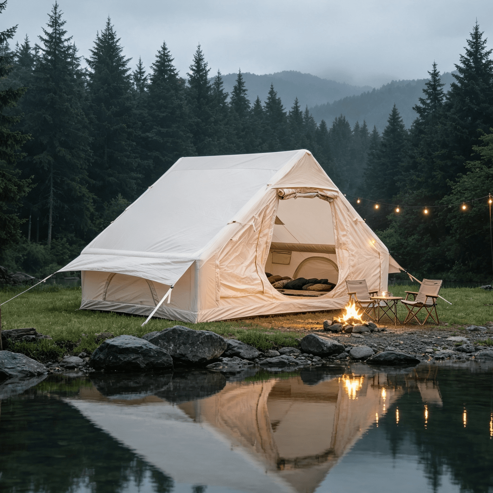 Air Glamping Cabin Tent Complete Kit