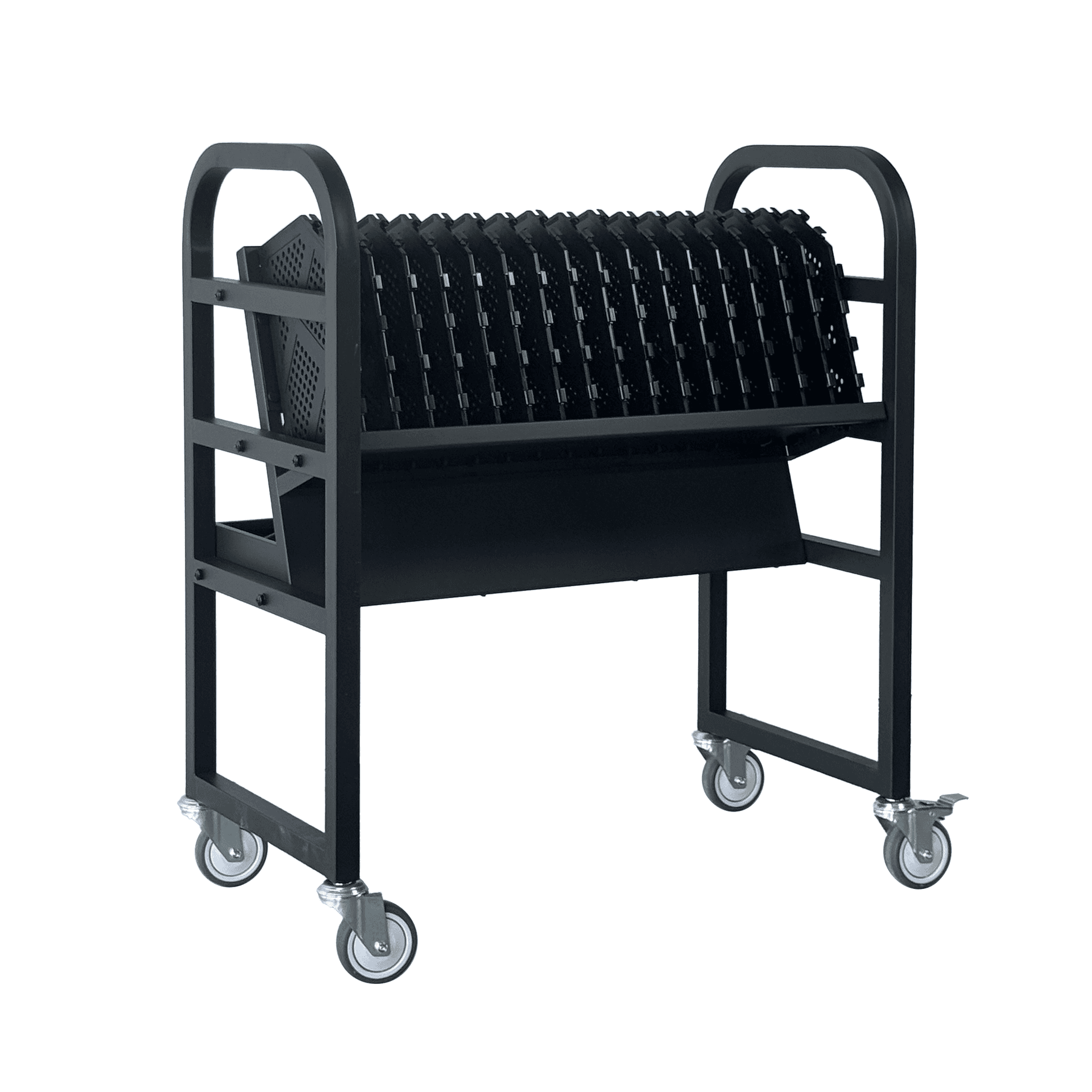 16-Device Mobile Charging Cart Station