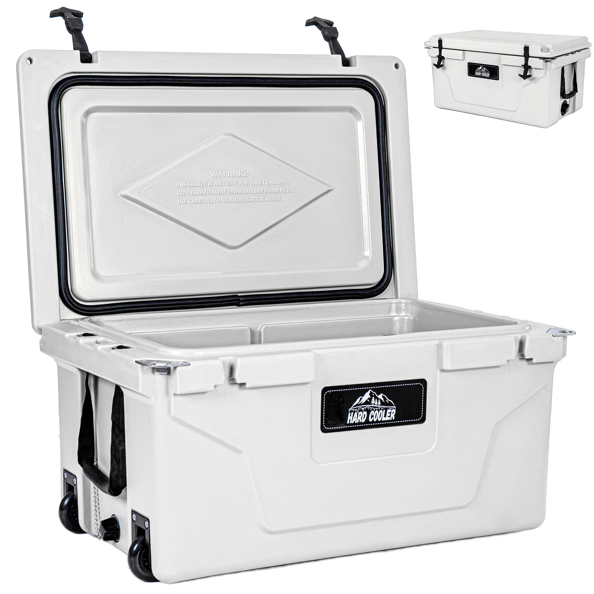 65QT Portable Insulated Cooler Box