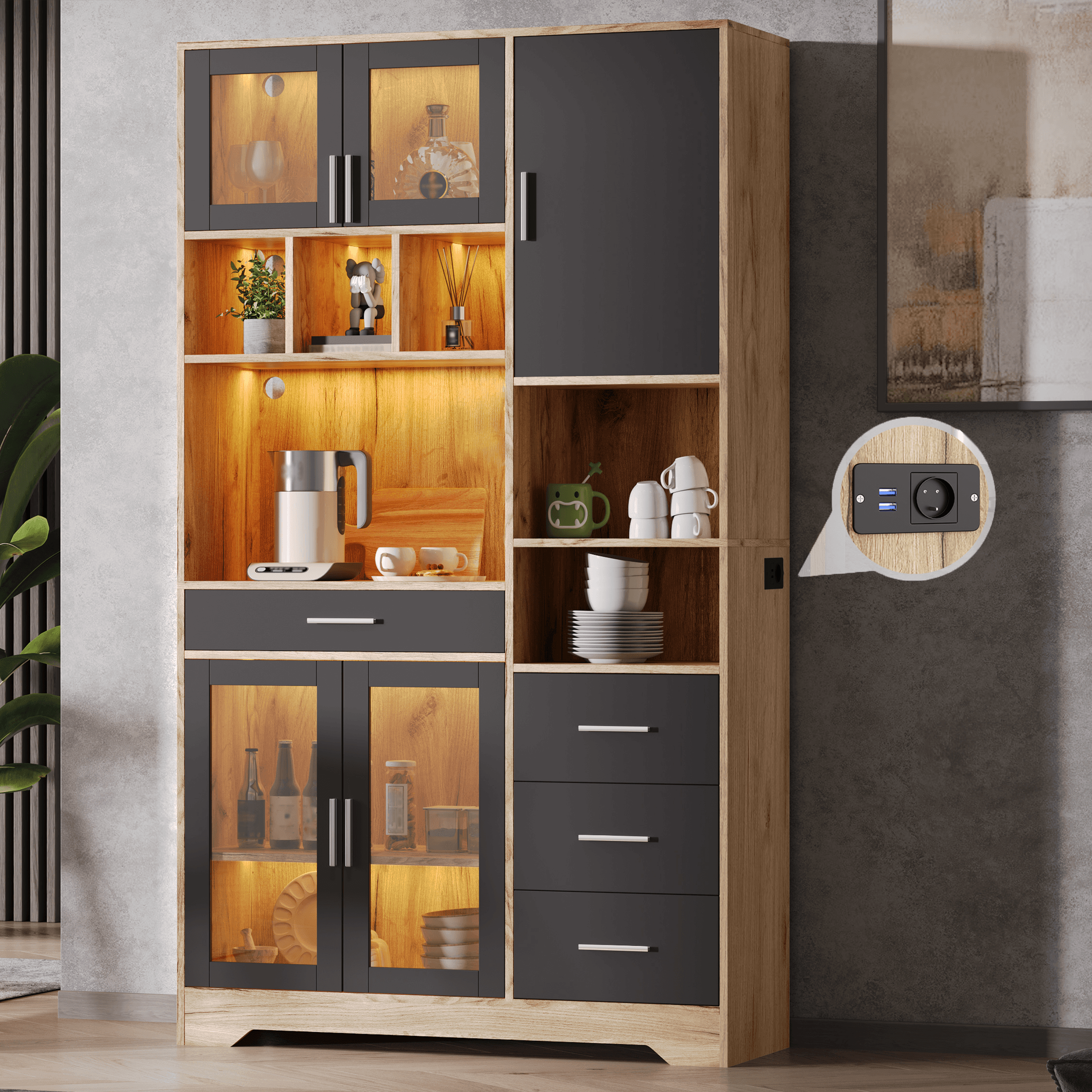 Smart Storage Kitchen Cabinet